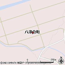 京都府綾部市八津合町周辺の地図