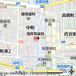 岐阜県大垣市清水町周辺の地図