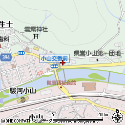 小山町テレビ共聴組合周辺の地図