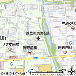 鶴見町東集会所周辺の地図