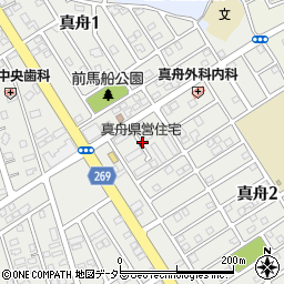 真舟県営住宅周辺の地図