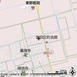 滋賀県長浜市加田町2606周辺の地図
