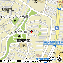 湘南西部住宅２－２１号棟周辺の地図