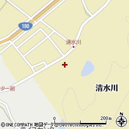鳥取県西伯郡南部町清水川169周辺の地図
