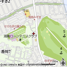 神奈川県茅ヶ崎市みずき4丁目25-11周辺の地図