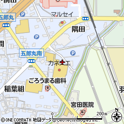 あじよし五郎丸店周辺の地図