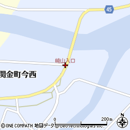 崎山入口周辺の地図