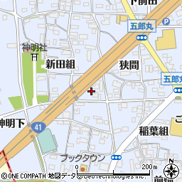 愛知県犬山市五郎丸新田組9周辺の地図