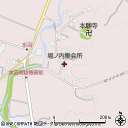 堀ノ内集会所周辺の地図