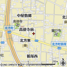 愛知県一宮市北方町北方中屋敷郷273周辺の地図