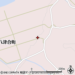京都府綾部市八津合町中大場周辺の地図