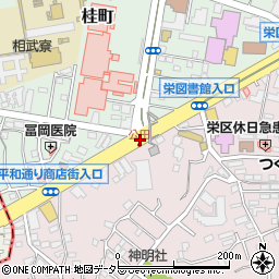 桂町周辺の地図