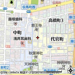 岐阜県大垣市東長町周辺の地図
