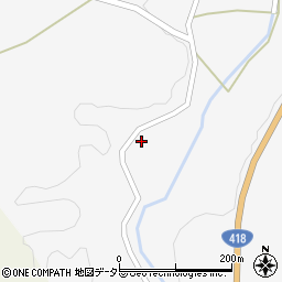 岐阜県恵那市山岡町久保原967周辺の地図