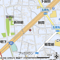 愛知県犬山市五郎丸新田組13周辺の地図