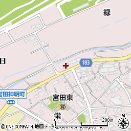 ソルティー江南緑店周辺の地図