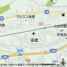 神奈川県足柄上郡山北町山北156周辺の地図