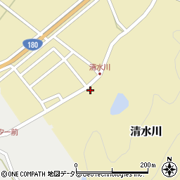 鳥取県西伯郡南部町清水川193周辺の地図