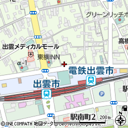 のどぐろ日本海 出雲市駅前店周辺の地図