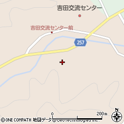 島根県安来市上吉田町596周辺の地図