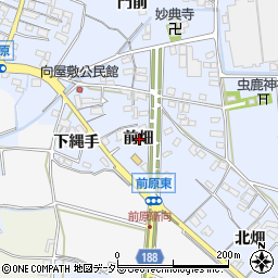 愛知県犬山市前原前畑周辺の地図