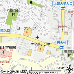 美容室ワイズ　西大竹店周辺の地図