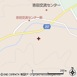 島根県安来市上吉田町595周辺の地図