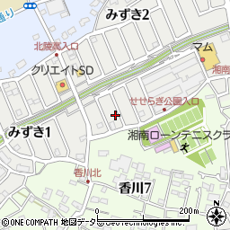 神奈川県茅ヶ崎市みずき2丁目2-15周辺の地図