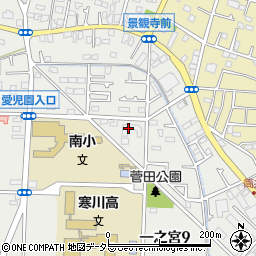 東邦チタニウム株式会社　茅ケ崎工場独身寮周辺の地図