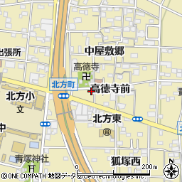 愛知県一宮市北方町北方中屋敷郷261周辺の地図