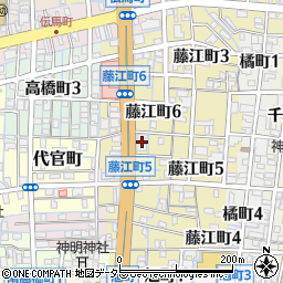 大垣共立銀行藤江支店周辺の地図