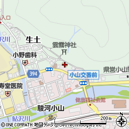 セブンイレブン駿東小山店周辺の地図