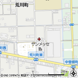 岐阜県大垣市荒川町343周辺の地図