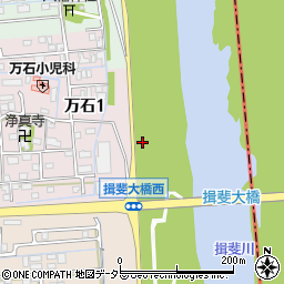 岐阜県大垣市万石町周辺の地図
