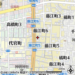 大垣共立銀行藤江支店 ＡＴＭ周辺の地図