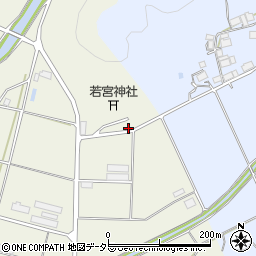 若宮神社前周辺の地図