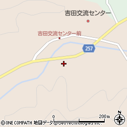 島根県安来市上吉田町598周辺の地図
