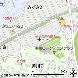 神奈川県茅ヶ崎市みずき2丁目4-4周辺の地図