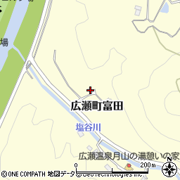 島根県安来市広瀬町富田663周辺の地図