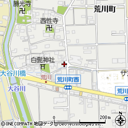 岐阜県大垣市荒川町369周辺の地図