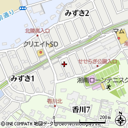 神奈川県茅ヶ崎市みずき2丁目2-6周辺の地図