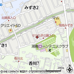 神奈川県茅ヶ崎市みずき2丁目4-19周辺の地図