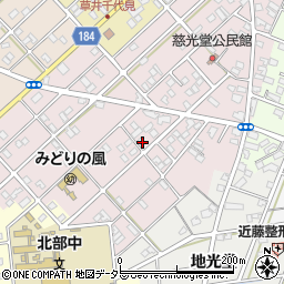 愛知県江南市慈光堂町南44周辺の地図