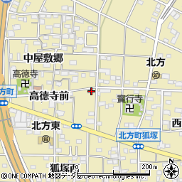 愛知県一宮市北方町北方中屋敷郷276周辺の地図