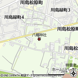 八幡神社周辺の地図