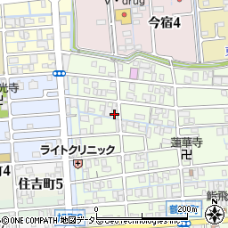 岐阜県大垣市鶴見町177周辺の地図