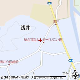 鳥取県西伯郡南部町浅井396周辺の地図