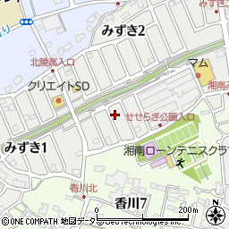 神奈川県茅ヶ崎市みずき2丁目3-7周辺の地図