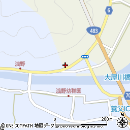 兵庫県養父市十二所1544周辺の地図
