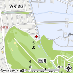 神奈川県茅ヶ崎市みずき3丁目4-23周辺の地図